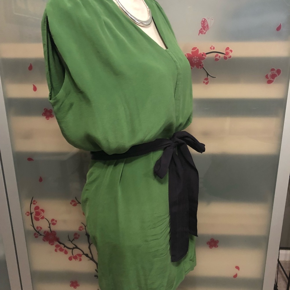Anthropologie Adelaide Green Dress by Laurel - Picture 3 of 5